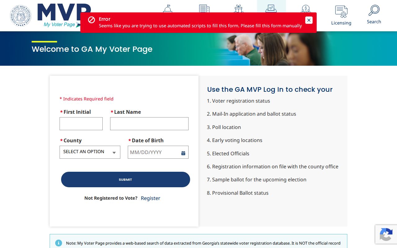 Clayton County residents directory Georgia voter lookup