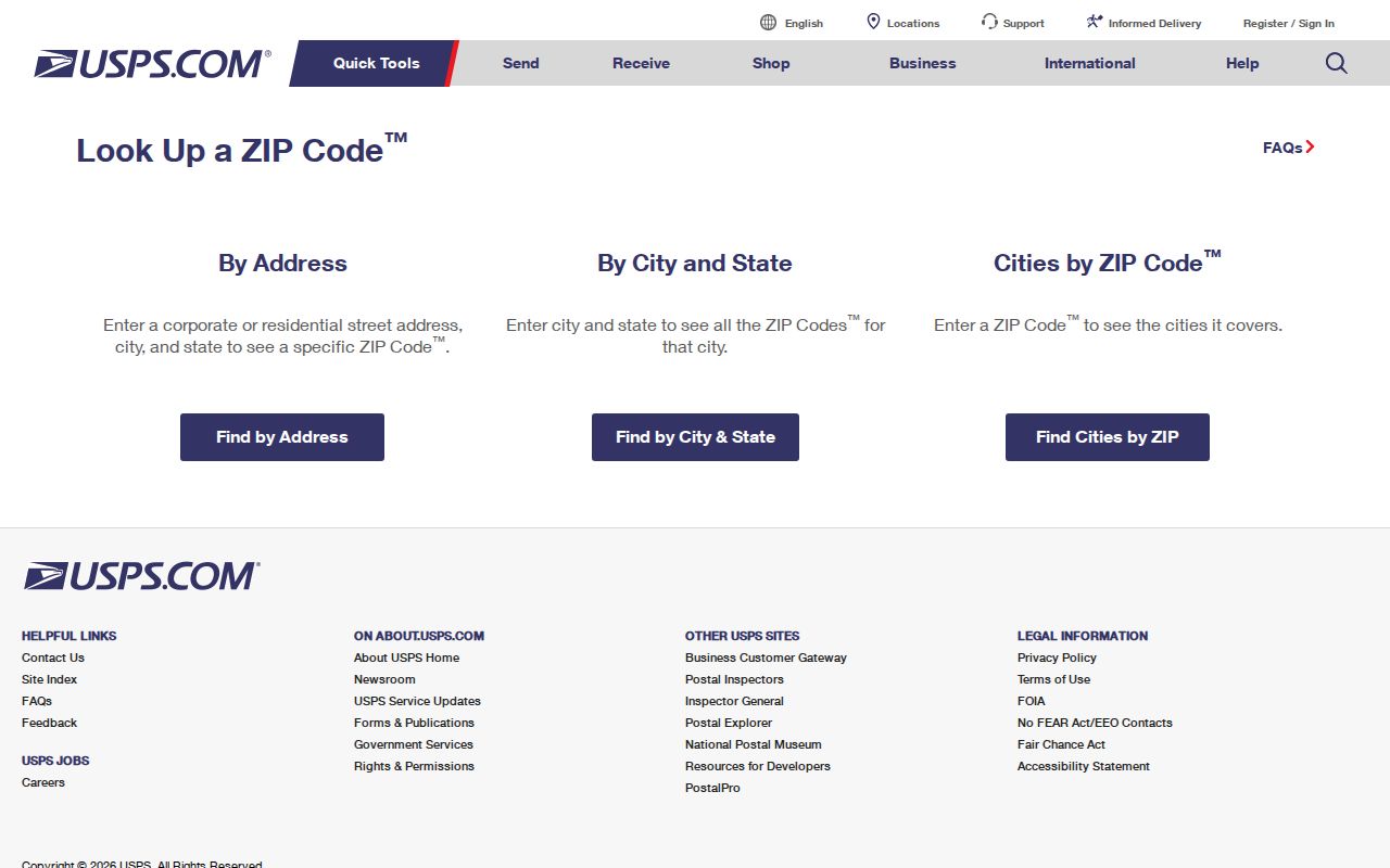 Clayton County ZIP code directory USPS address lookup